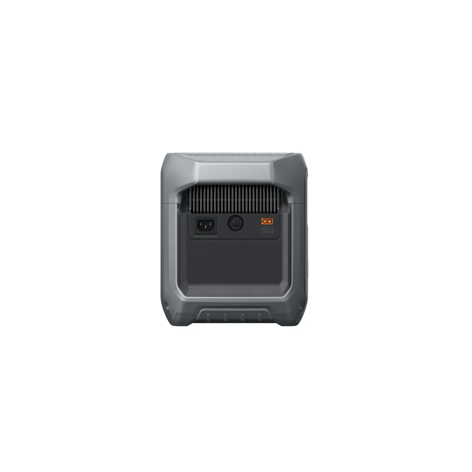Anker SOLIX C1000 Gen 2 achterpaneel met AC-ingang, zonne-/DC-ingang en aanstekeraansluiting
